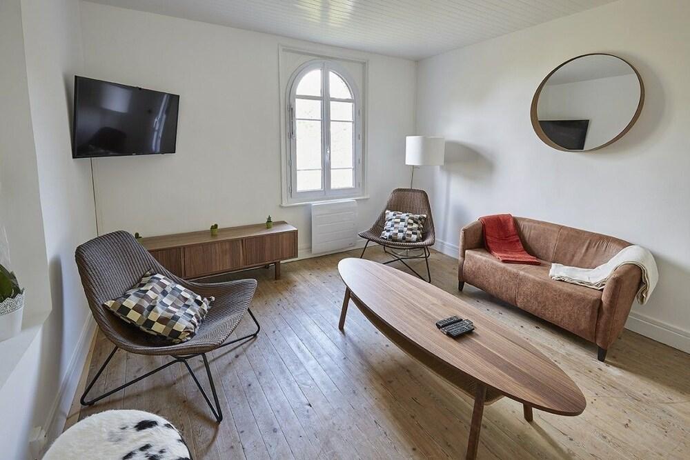 The Originals Hotel Le Cise Restaurant Chambres Et Suites Ault Eksteriør bilde