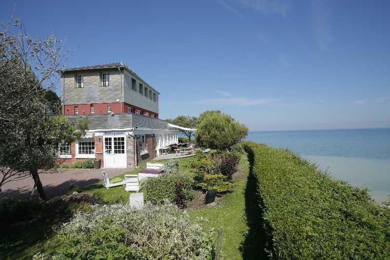 The Originals Hotel Le Cise Restaurant Chambres Et Suites Ault Eksteriør bilde
