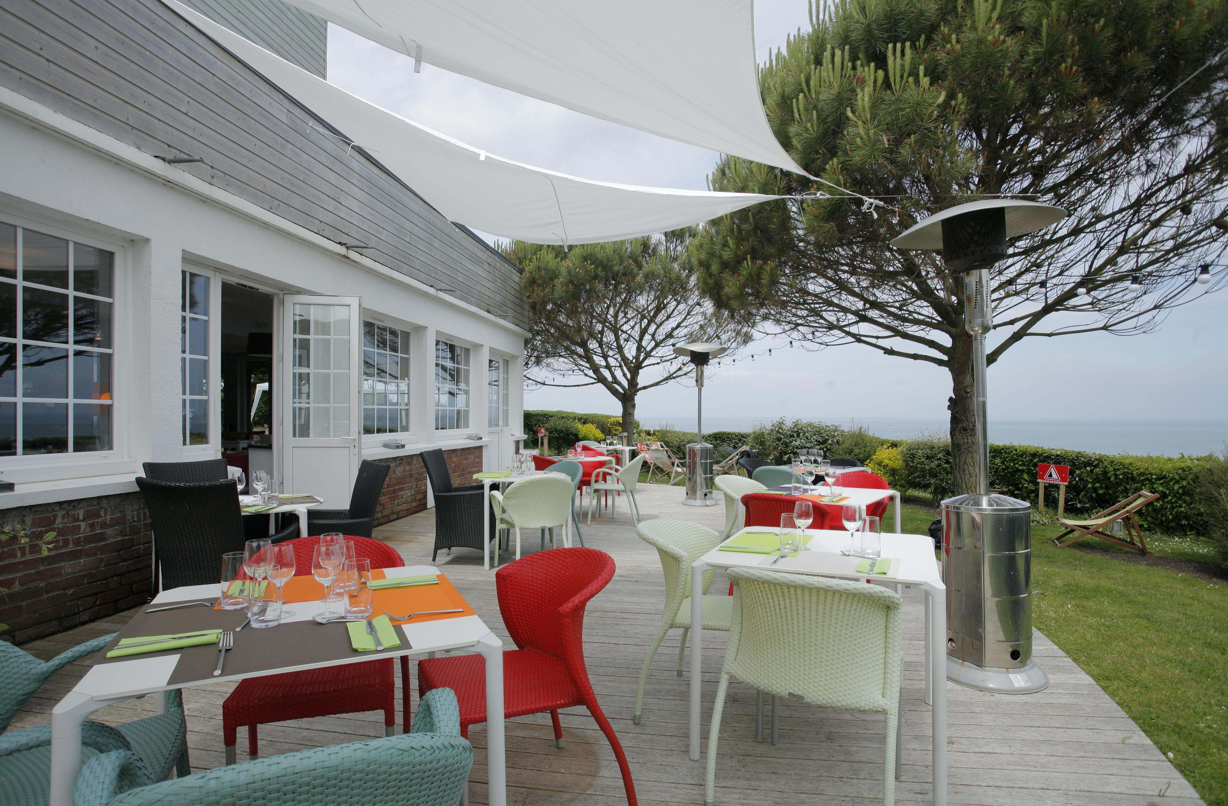 The Originals Hotel Le Cise Restaurant Chambres Et Suites Ault Eksteriør bilde